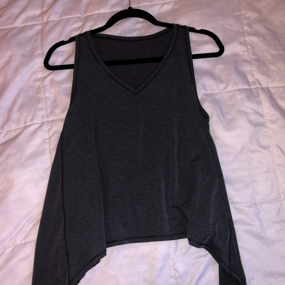 Dark Grey Lululemon Tank Top Size 4/6 - Picture 4 of 4